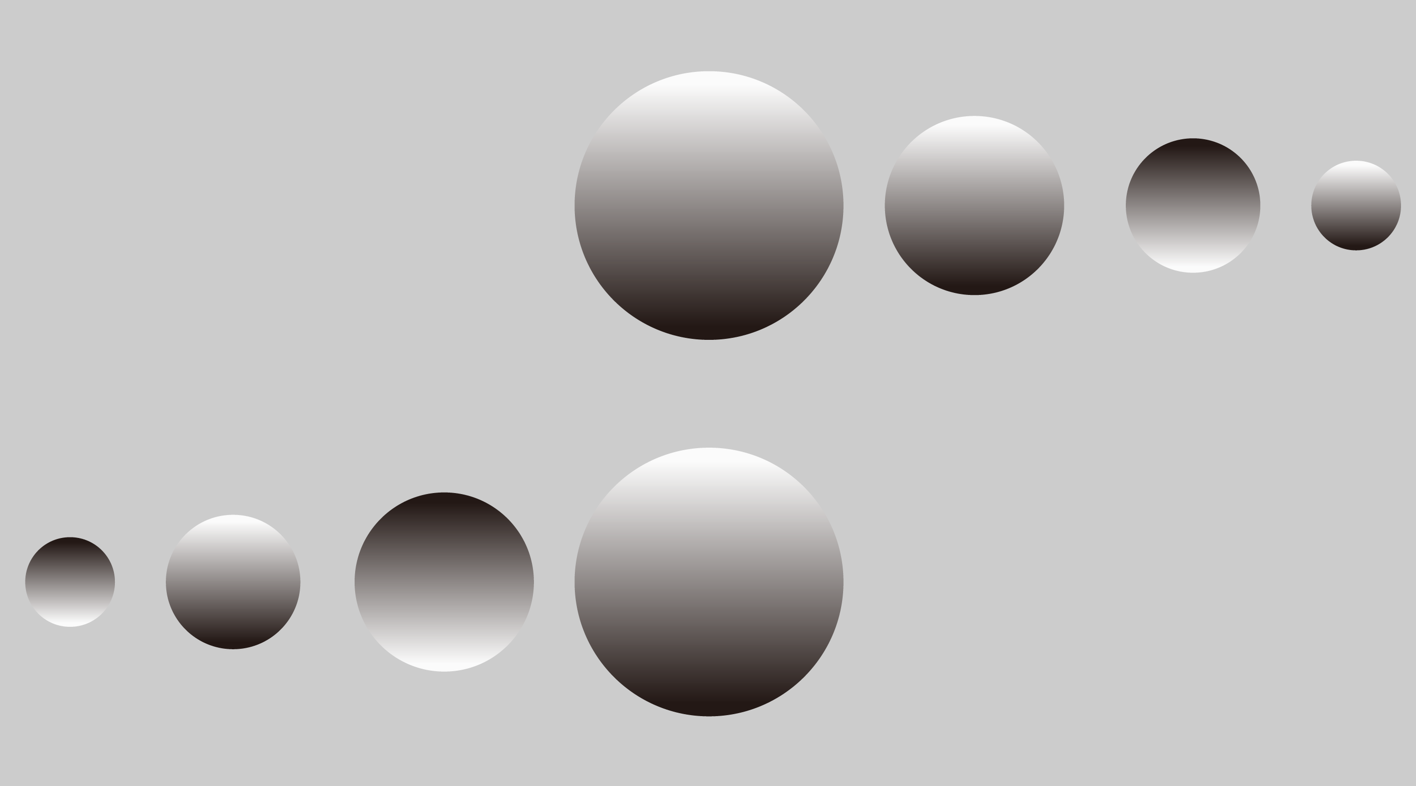 錯視と錯聴を体験 Illusion Forum イリュージョンフォーラム 錯視 陰影(シャドーとシェード) 陰影と形